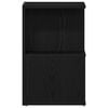 vidaXL Bedside Cabinet Black Oak 35 x 35 x 55 cm Engineered Wood