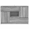 vidaXL Sideboard Grey Sonoma 100 x 30 x 65.6 Engineered Wood