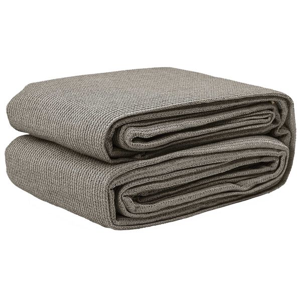 vidaXL Tent Carpet Folding Manual Light Grey 200 x 250 cm Polyethylene