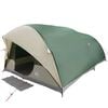 vidaXL Tunnel tent 10-Person Waterproof Green Taffeta