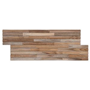 vidaXL Wall Panel 10 pcs Natural 55 x 20 x 2 cm