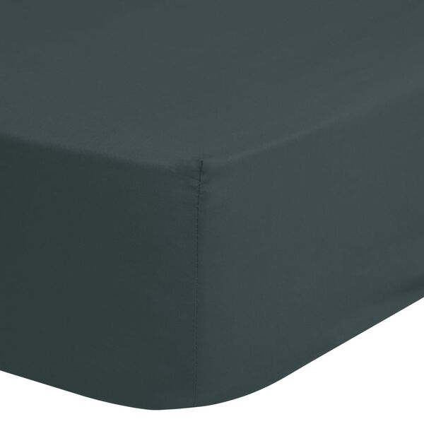 Good Morning Jersey Fitted Sheet 90/100x200 cm Dark Green