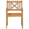 vidaXL Garden Chair 2 pcs 56 x 56 x 90 cm Solid Acacia Wood