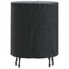 vidaXL Table Cover Plain Black 62 x 62 x 70 cm Fabric