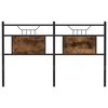 vidaXL Replace Headboard Smoked Oak 137 cm Engineered Wood and Steel