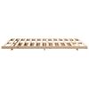 vidaXL Floor Bed Frame Brown 135 x 190 cm Solid pine wood