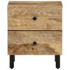 vidaXL Bedside Cabinet 40x33x46 cm Solid Wood Mango