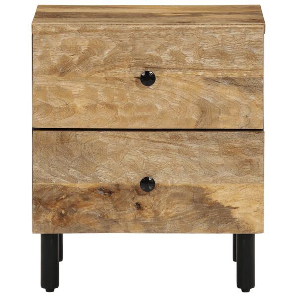 vidaXL Bedside Cabinet 40x33x46 cm Solid Wood Mango