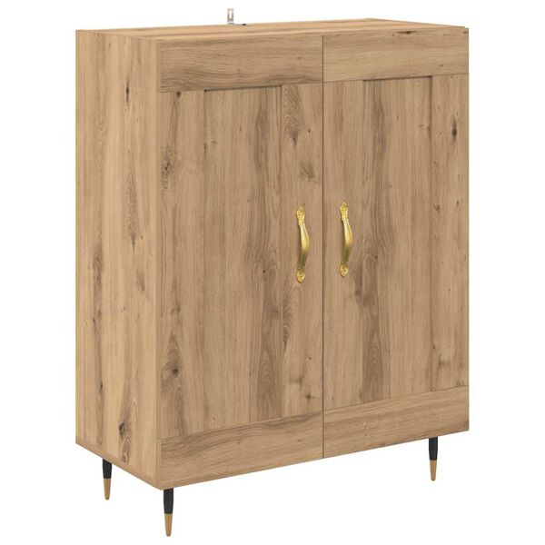 vidaXL Sideboard Artisan Oak 69.5 x 34 x 90 cm Engineered Wood