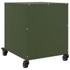 vidaXL Bedside Cabinets 2 pcs Olive Green 36x39x43.5 cm Steel