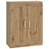 vidaXL Wall Cabinet Wall-Mounted Artisan oak 69.5 x 34 x 90 cm