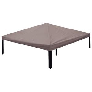 vidaXL Gazebo Cover 300 x 300 cm Taupe Polyester and Steel