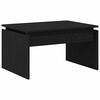 vidaXL Coffee Table Black Oak 68 x 50 x 38 cm Engineered Wood