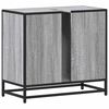 vidaXL Bathroom Sink Cabinet Grey Sonoma 65x33x60 cm Engineered Wood