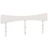 vidaXL Headboard White 180 cm Solid Wood Pine