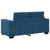 vidaXL Sofa 2 pcs Blue 221 x 80 x 80 cm Fabric