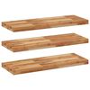 vidaXL Floating Shelves 3 pcs 100x30x4 cm Oil Finished