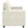 vidaXL Sofa Cream 160 x 80 x 82 cm Poly velvet