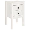 vidaXL Bedside Cabinets 2 pcs White 40x35x61.5 cm Solid Wood Pine