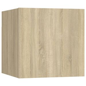 vidaXL Wall Mounted TV Cabinet Sonoma Oak 30.5x30x30 cm