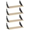vidaXL Wall Shelves 4 pcs Sonoma Oak 50 x 20 x 17 cm