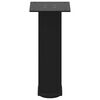 vidaXL Coffee Table Legs 4 pcs Black 42-44 cm Steel