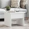 vidaXL Coffee Table White 55 x 54.5 x 45 cm Engineered wood