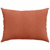 vidaXL Sofa Pillows 2 pcs Red Orange 70 x 50 cm Corduroy Fabric