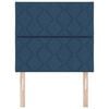vidaXL Headboard with Headboard Blue 100 cm Faux Leather