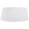 vidaXL Christmas Tree Skirt White &Oslash;56x23 cm Plastic
