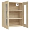 vidaXL Hanging Wall Cabinet Sonoma Oak 69.5x34x90 cm