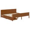 vidaXL Bed Frame without Mattress Honey Brown Solid Wood 200x200 cm