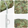 vidaXL Beach Parasol Green 263 x 263 x 272 cm Polyester and Metal