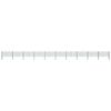 vidaXL Fence Panel with Posts Iron 1730x80 cm Green
