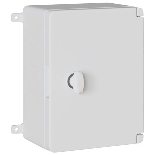 vidaXL Control Cabinet Grey 18 x 13 x 24 cm ABS Plastic