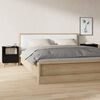 vidaXL Bedside Cabinets 2 pcs Black 40x35x50 cm