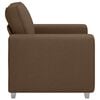 vidaXL Sofa Brown 100 x 77 x 82 cm Fabric