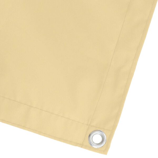 vidaXL Balcony Screen Sand 110 x 200 cm Oxford Fabric