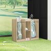 vidaXL Golf Cabinet Plain Sonoma Oak 102 x 45 x 85.5 cm