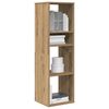 vidaXL Book Cabinet Artisan Oak 34x31x112 cm Engineered Wood
