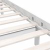 vidaXL Bed Frame without Mattress White Solid Wood 100x200 cm