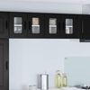 vidaXL Kitchen Cabinet with Storage Kalmar 2 pcs Black 60 x 31 x 40 cm