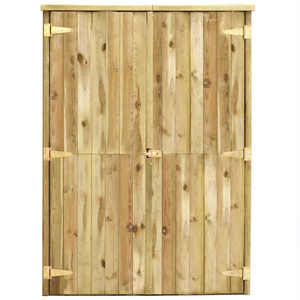 vidaXL Garden Tool Shed 123x50x171 cm Impregnated Pinewood
