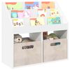 vidaXL Kids Bookshelf White 72.5 x 29.5 x 69 cm Engineered Wood