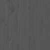 vidaXL Monitor Stand Grey 81x20x30 cm Solid Wood Pine