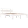 vidaXL Bed Frame without Mattress White 120x190cm Small Double