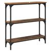 vidaXL Console Table Old Wood 75 x 22.5 x 75 cm Engineered Wood
