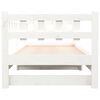 vidaXL Pull-out Day Bed without Mattress White 2x(90x200) cm