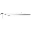 vidaXL Manual Retractable Awning with LEDs White 4 x 2 m