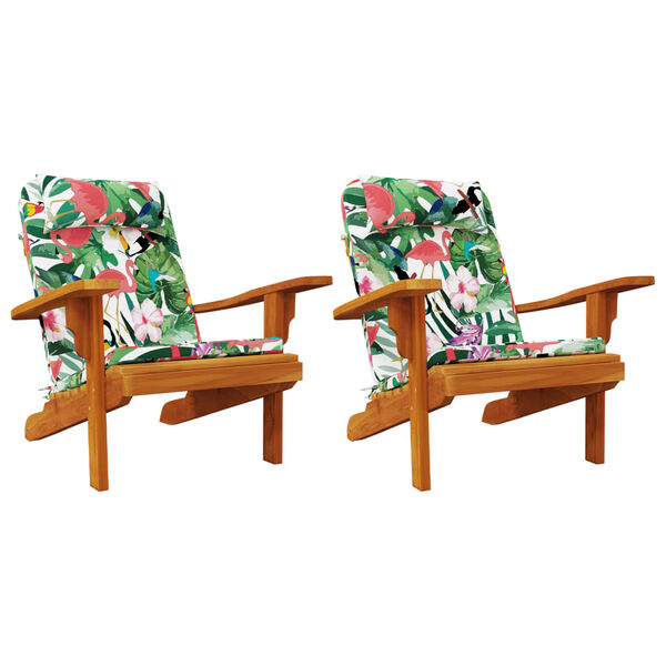 vidaXL Adirondack Chair Cushions 2 pcs Multicolour Oxford Fabric